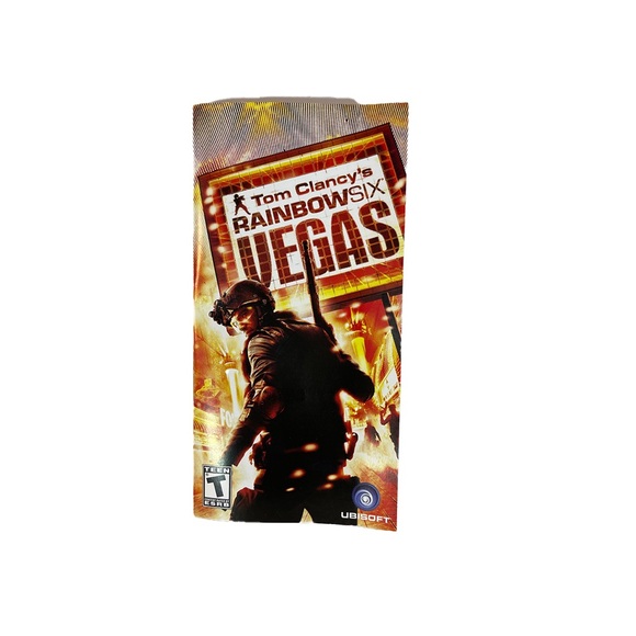 PRINT ONLY ** PSP | UMD (2007) TOM CLANCY'S RAINBOW SIX VEGAS ** PRINT ONLY - Picture 2 of 4